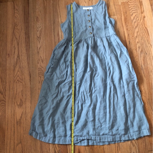 notPERFECTLINEN Blue Sleeveless Dress - Picture 5 of 6
